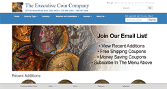 Desktop Screenshot of executivecoin.com